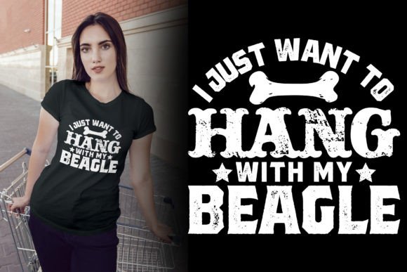 Beagle Dog Vintage T-Shirt Design: A Timeless Creative Asset