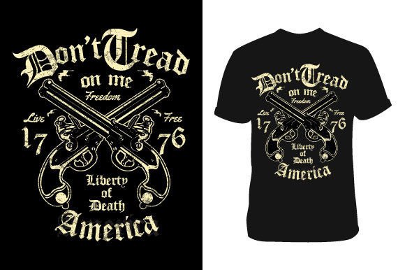 Don't Tread on Me T-shirt Design: A Symbol of Bold Expression