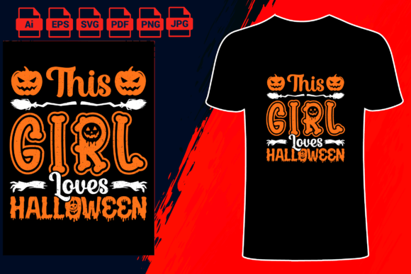 Elevate Your Merch: Halloween Premium T-shirt Design P44