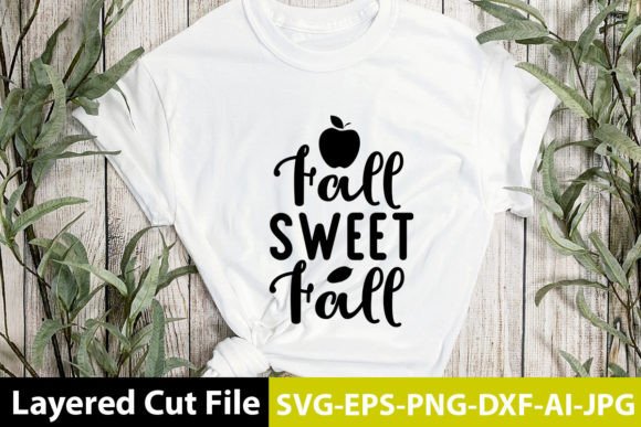 Fall Sweet Fall SVG Design: Layered Cut Files for Autumn Projects
