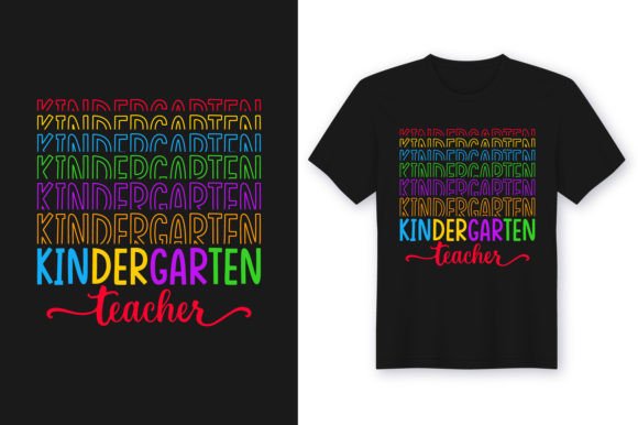 Kindergarten Teacher T-Shirt Design: A Creative Asset for Educators and Designers