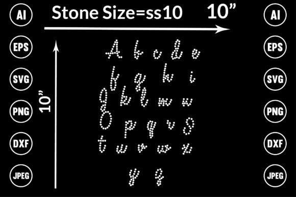 Letter, Alphabet, Font Rhinestone Design: A Modern Asset