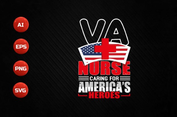 Nurse T-shirt Design 231: Celebrating VA Heroes