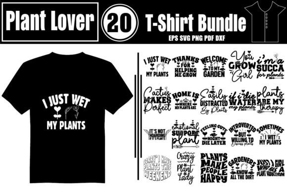 Plant Lover T-Shirt Design Bundle: Creative Assets for Modern Branding