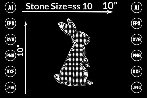 Rabbits Rhinestone Design: A Rare Sparkle for Creative Projects