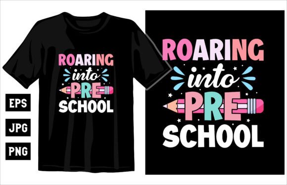 Roaring into Pre School: Creative T-Shirt Design