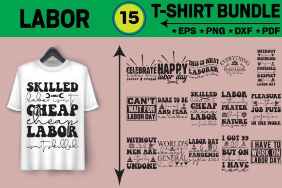 Unleash Creativity: Labor T-Shirt Design Bundle